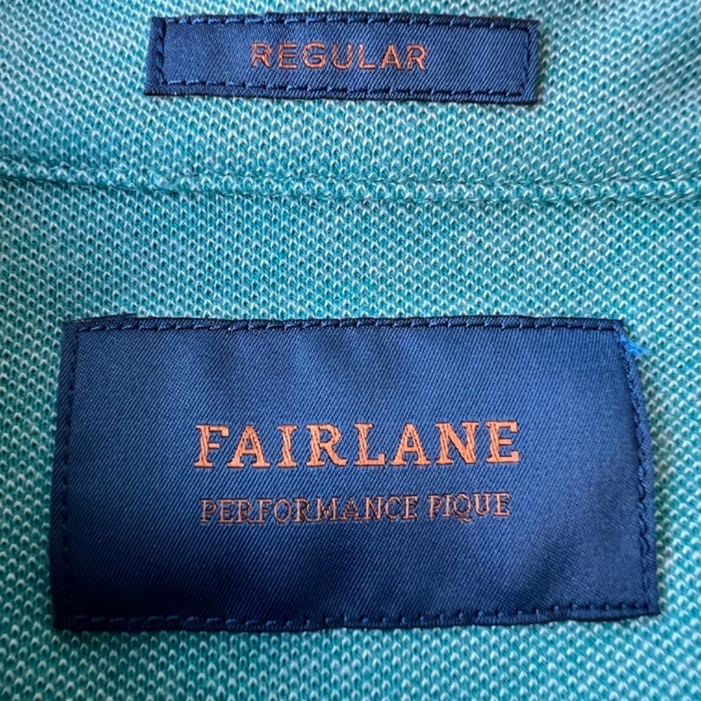 Fairlane Performance Pique Button Down Long Sleev… - image 6